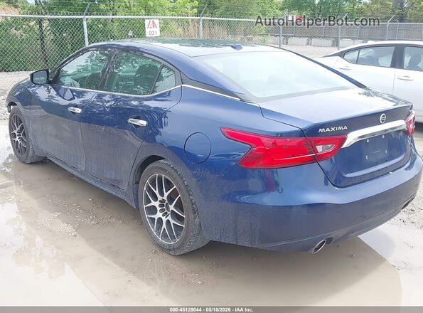 1N4AA6AP2JC360554 2018 NISSAN MAXIMA Blue Հետևի ձախ