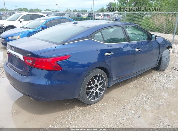 1N4AA6AP2JC360554 2018 NISSAN MAXIMA Blue Հետևի աջ