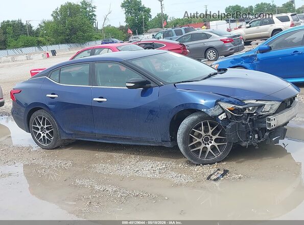 1N4AA6AP2JC360554 2018 NISSAN MAXIMA Blue Սալոնի հետևի տեսք