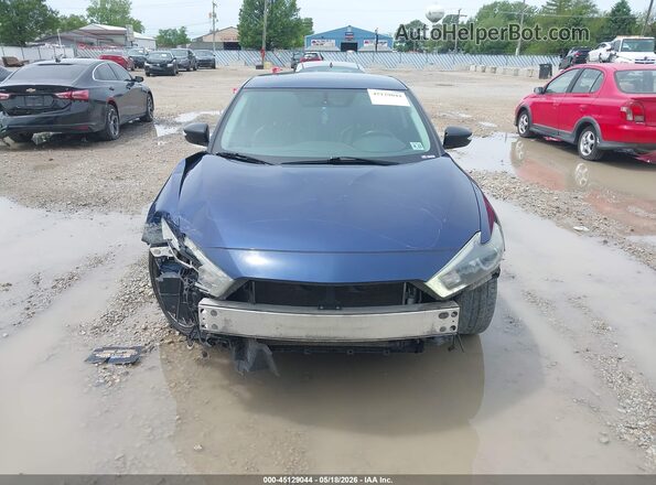 1N4AA6AP2JC360554 2018 NISSAN MAXIMA Blue Սարքավորումների վահանակի տեսք