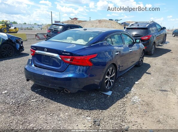 1N4AA6AP2JC395384 2018 NISSAN MAXIMA Blue Trasero derecho