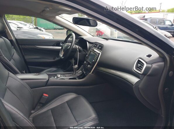 1N4AA6AP2JC406576 2018 NISSAN MAXIMA Black Front interior view