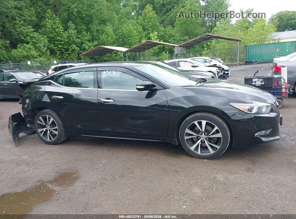 1N4AA6AP2JC406576 2018 NISSAN MAXIMA Black Rear interior view