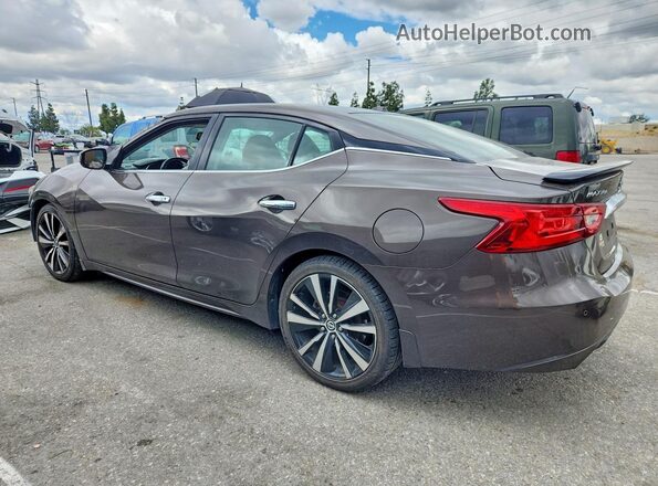 1N4AA6AP3GC383673 2016 NISSAN MAXIMA Brown Trasero izquierdo