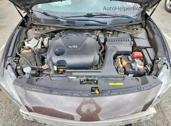 1N4AA6AP3GC383673 2016 NISSAN MAXIMA Brown Vista interior trasera