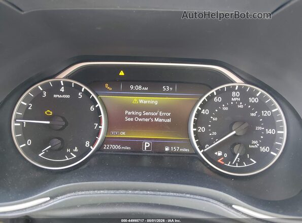 1N4AA6AP3GC392793 2016 NISSAN MAXIMA White Widok tylnych siedzeń