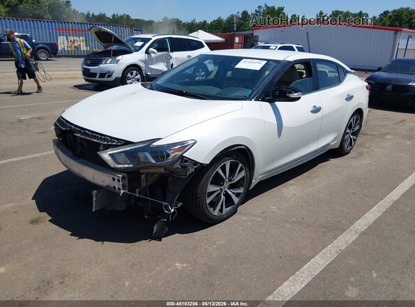 1N4AA6AP3GC421287 2016 NISSAN MAXIMA White Առջևի ձախ երեք քառորդ տեսարան