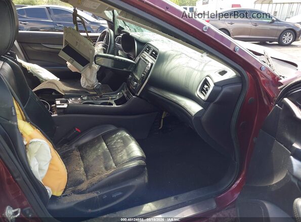 1N4AA6AP3GC426361 2016 NISSAN MAXIMA Maroon Вид салону спереду