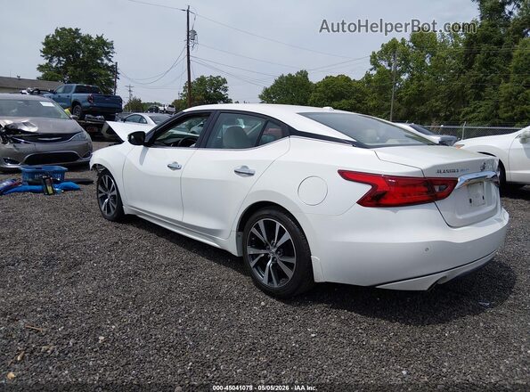 1N4AA6AP3GC436453 2016 NISSAN MAXIMA Белый Задняя левая четверть