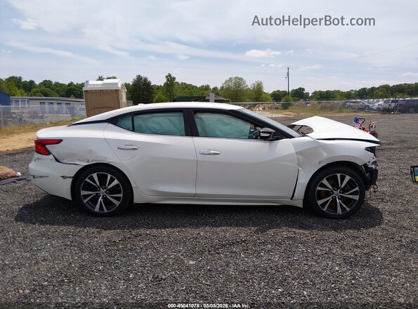 1N4AA6AP3GC436453 2016 NISSAN MAXIMA Белый Вид задней части салона