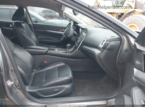 1N4AA6AP3HC390236 2017 NISSAN MAXIMA Gray Widok wnętrza z przodu