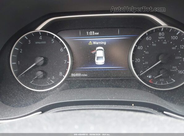 1N4AA6AP3HC407780 2017 NISSAN MAXIMA Blue Rear seats view