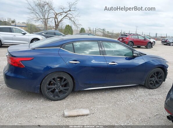 1N4AA6AP3HC407780 2017 NISSAN MAXIMA Blue Rear interior view