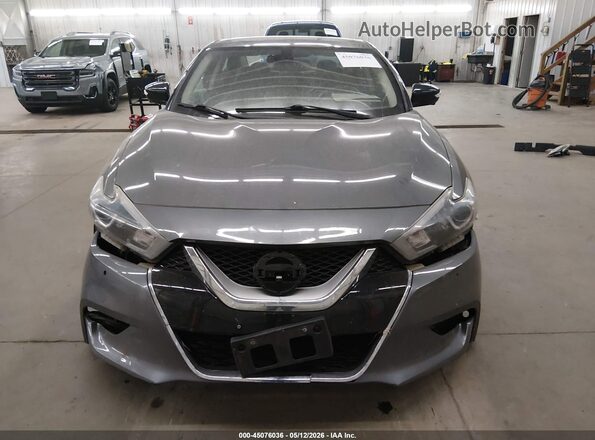 1N4AA6AP3HC449236 2017 NISSAN MAXIMA Gray Rear interior view