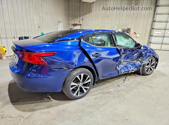 1N4AA6AP3JC374396 2018 NISSAN MAXIMA Blue Trasero derecho