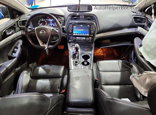 1N4AA6AP3JC374396 2018 NISSAN MAXIMA Blue Vista del salpicadero