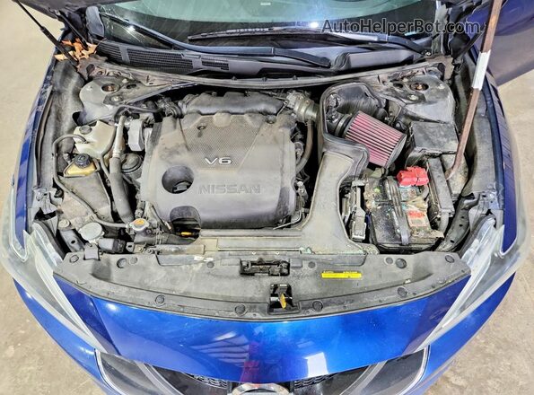 1N4AA6AP3JC374396 2018 NISSAN MAXIMA Blue Vista interior trasera