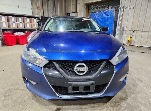 1N4AA6AP3JC374396 2018 NISSAN MAXIMA Blue Vista frontal