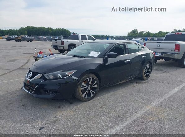 1N4AA6AP3JC382501 2018 NISSAN MAXIMA Black Vista tres cuartos delantera izquierda