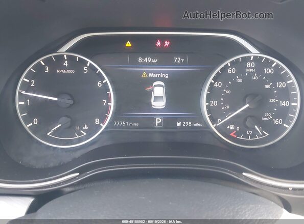 1N4AA6AP3JC393840 2018 NISSAN MAXIMA Gray Rear seats view