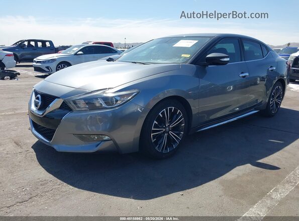 1N4AA6AP3JC393840 2018 NISSAN MAXIMA Gray Front left
