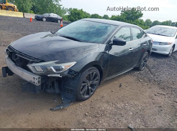 1N4AA6AP4GC388865 2016 NISSAN MAXIMA Черный Передняя левая четверть