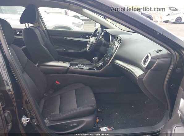 1N4AA6AP4GC388865 2016 NISSAN MAXIMA Черный Вид салона спереди