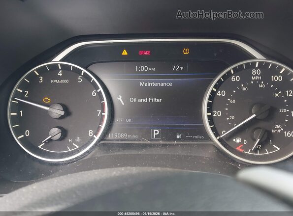 1N4AA6AP4GC388865 2016 NISSAN MAXIMA Черный Вид задних сидений