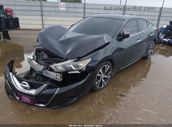1N4AA6AP4GC392981 2016 NISSAN MAXIMA Черный Передняя левая четверть