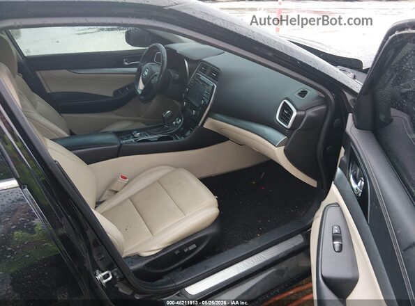 1N4AA6AP4GC392981 2016 NISSAN MAXIMA Черный Вид салона спереди