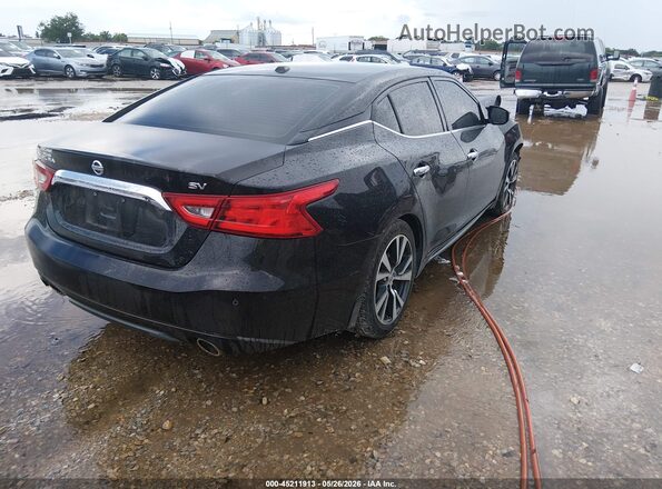 1N4AA6AP4GC392981 2016 NISSAN MAXIMA Черный Задняя правая четверть
