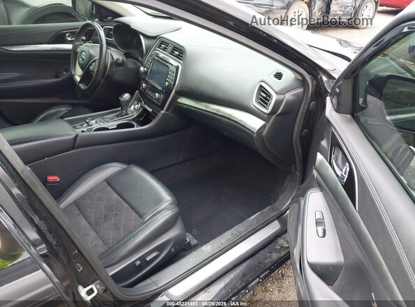 1N4AA6AP4HC437662 2017 NISSAN MAXIMA Черный Вид салона спереди