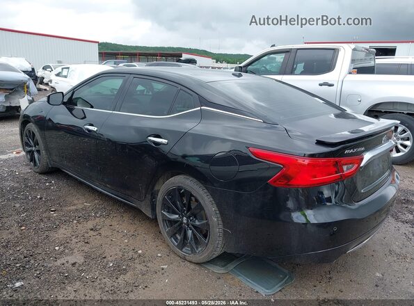 1N4AA6AP4HC437662 2017 NISSAN MAXIMA Черный Задняя левая четверть