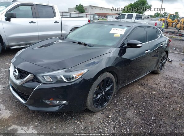 1N4AA6AP4HC437662 2017 NISSAN MAXIMA Черный Передняя левая четверть