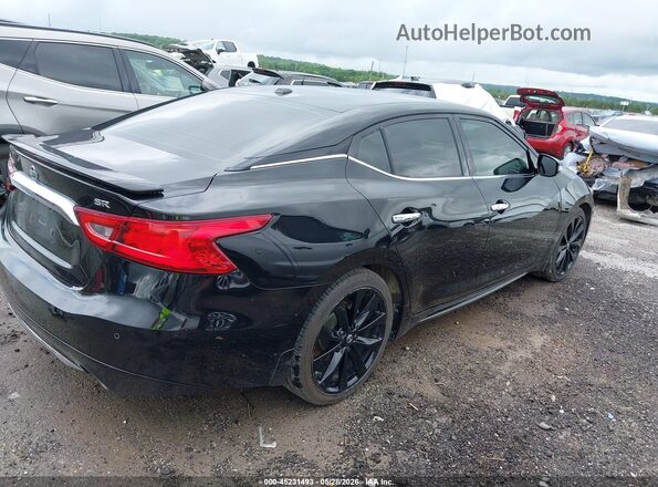 1N4AA6AP4HC437662 2017 NISSAN MAXIMA Черный Задняя правая четверть
