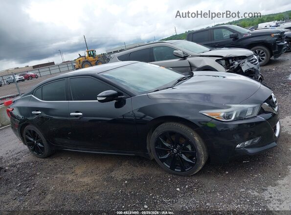 1N4AA6AP4HC437662 2017 NISSAN MAXIMA Черный Вид задней части салона