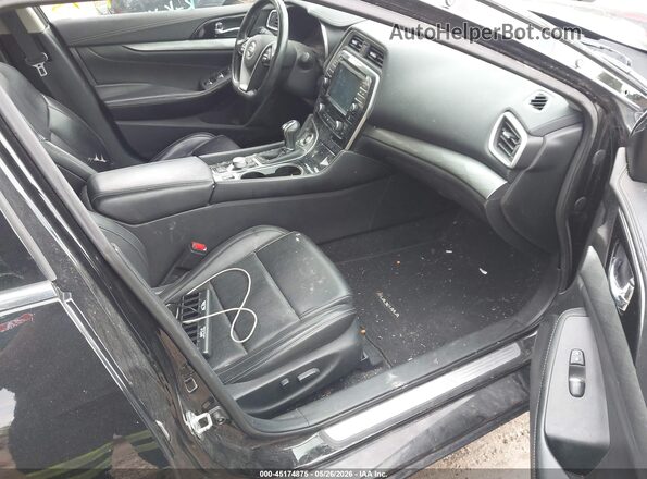 1N4AA6AP4JC384032 2018 NISSAN MAXIMA Black Вид салону спереду