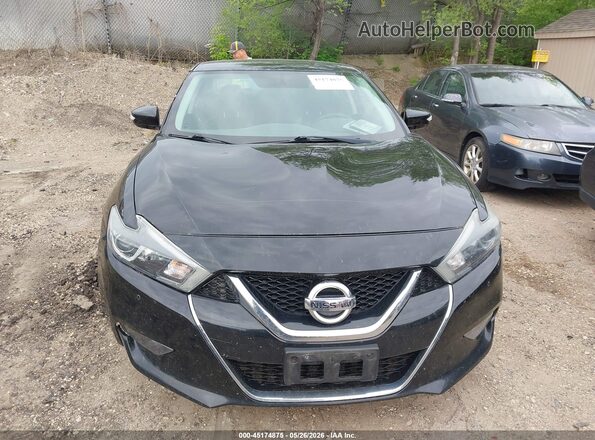 1N4AA6AP4JC384032 2018 NISSAN MAXIMA Black Вид щитка приладів