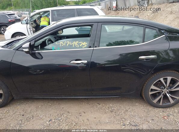 1N4AA6AP4JC384032 2018 NISSAN MAXIMA Black Панорамний вид салону 360°