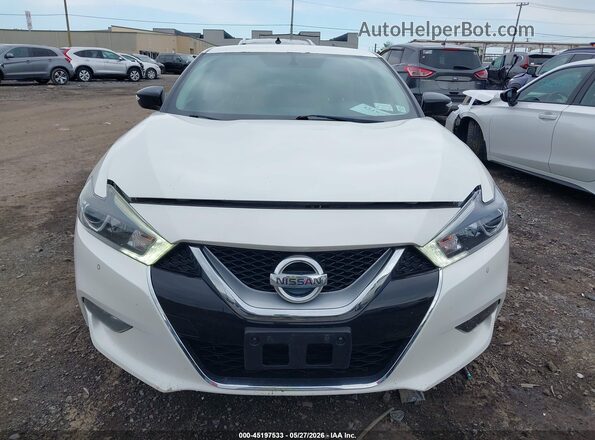 1N4AA6AP5GC401882 2016 NISSAN MAXIMA White Вид щитка приладів