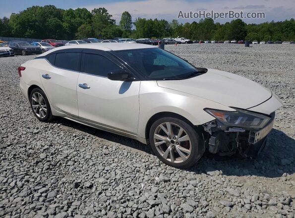 1N4AA6AP5GC412588 2016 NISSAN MAXIMA Белый Передняя правая четверть