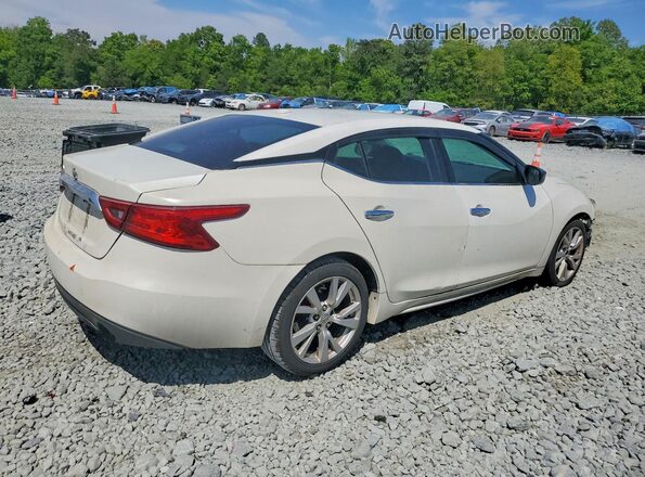 1N4AA6AP5GC412588 2016 NISSAN MAXIMA Белый Задняя правая четверть