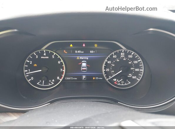 1N4AA6AP5GC433912 2016 NISSAN MAXIMA Серебряный Вид задних сидений