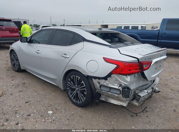 1N4AA6AP5GC433912 2016 NISSAN MAXIMA Серебряный Задняя левая четверть