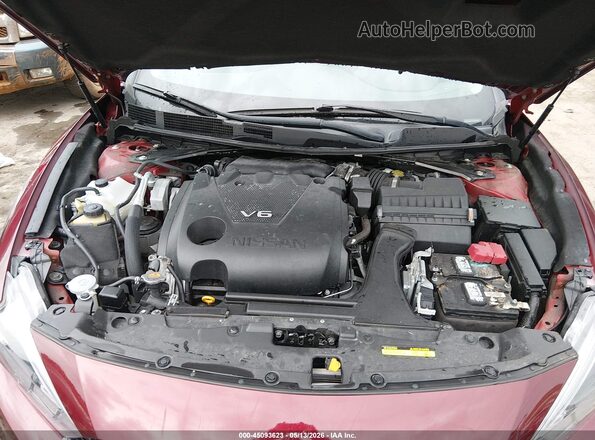 1N4AA6AP5JC364985 2018 NISSAN MAXIMA Maroon Rear view