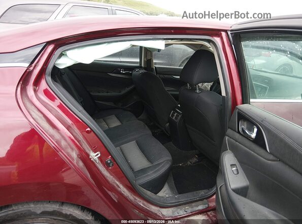 1N4AA6AP5JC364985 2018 NISSAN MAXIMA Maroon VIN sticker view