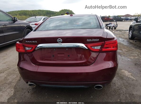 1N4AA6AP5JC364985 2018 NISSAN MAXIMA Maroon 
