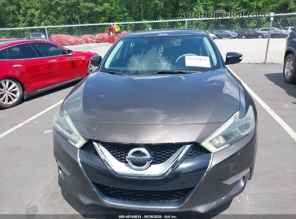 1N4AA6AP6GC419713 2016 NISSAN MAXIMA Gray Widok zestawu wskaźników