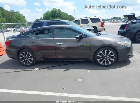 1N4AA6AP6GC419713 2016 NISSAN MAXIMA Gray Widok wnętrza z tyłu