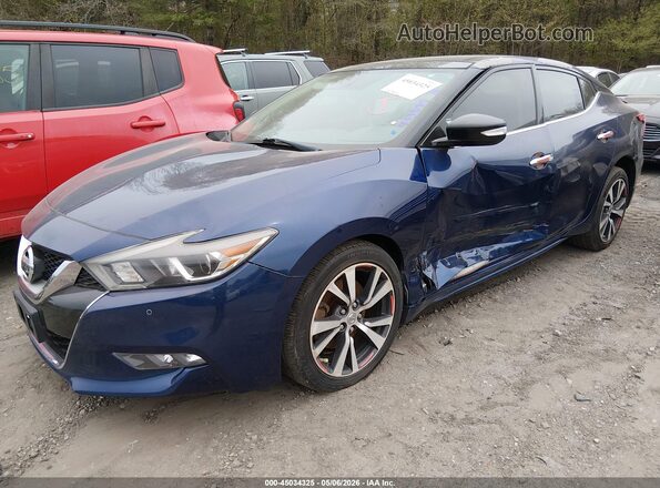 1N4AA6AP6GC433899 2016 NISSAN MAXIMA Blue Front left